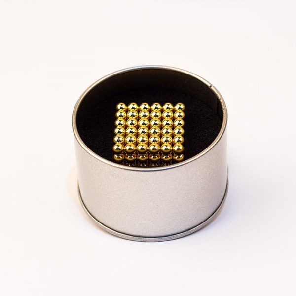 Magnetické kuličky Neocube zlatá (+6 náhradních kuliček)