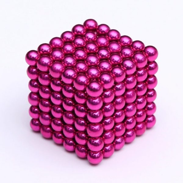 Magnetické kuličky Neocube růžová (+6 náhradních kuliček)