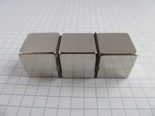 Neodymový magnet kostka 15x15x15 mm - N38
