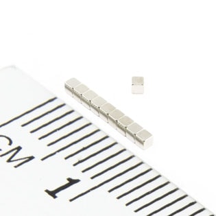 Neodymový magnet kostka 1x1x1 mm - N52