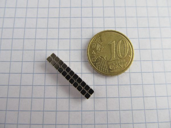Neodymový magnet kostka 2x2x2 mm - N52