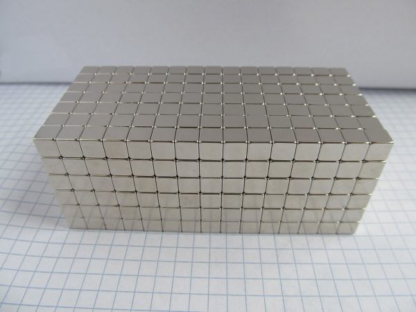 Neodymový magnet kostka 6x6x6 mm - N42