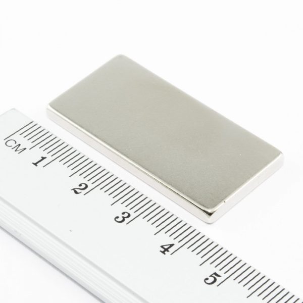 Neodymový magnet kvádr 40x20x3 mm - N38