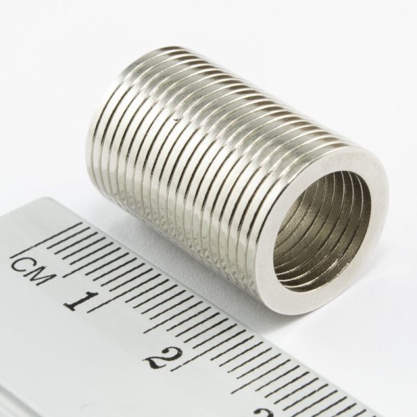 Neodymový magnet prsten 14-10x1 mm - N38