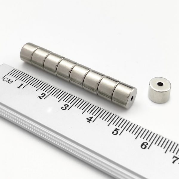 Neodymový magnet prsten 8-2x6 mm - N50