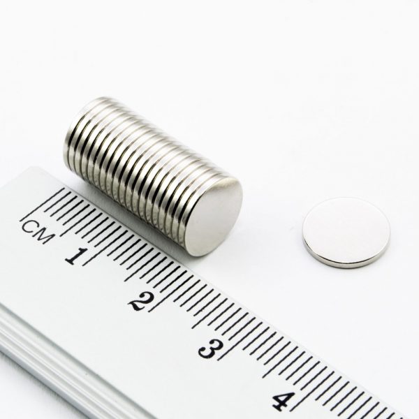 Neodymový magnet válec 10x1 mm - N38