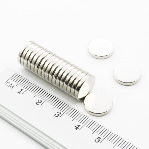 Neodymový magnet válec 12x2 mm - N38