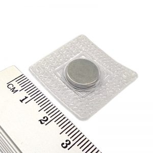 Neodymový magnet válec 12x2 mm - na všití