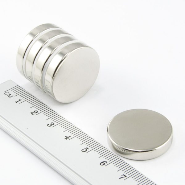Neodymový magnet válec 25x5 mm - N38