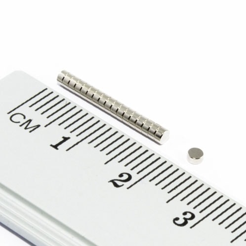 Neodymový magnet válec 2x1 mm - N45