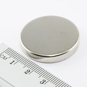Neodymový magnet válec 30x5 mm - N38
