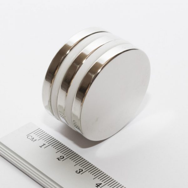 Neodymový magnet válec 40x5 mm - N38