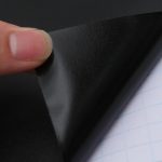 Kovová fólie černá – popisovatelná křídou 100x60 cm, samolepicí