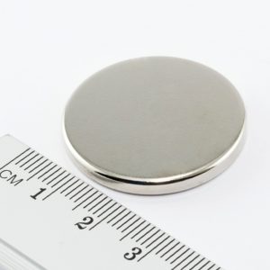 Neodýmový magnet valec 30x3 mm - N38