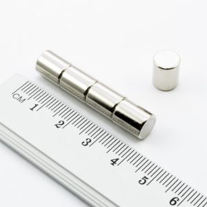 Neodymový magnet válec 8x10 mm - N38