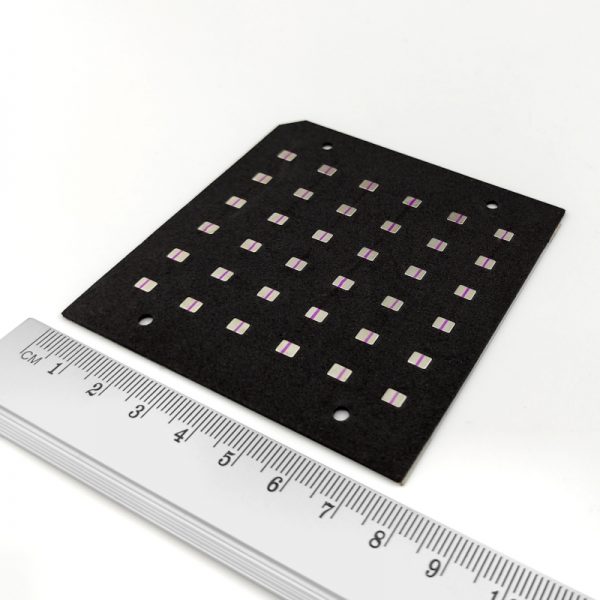 Neodýmový magnet kvádr 4x3x0,8 mm se samolepkou