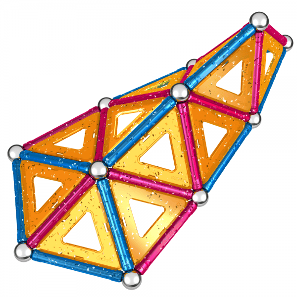 Stavebnice Geomag Glitter 68 dílků