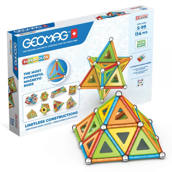 Stavebnice Geomag Supercolor 114 dílků