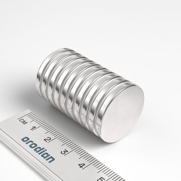 neodymový magnet válec 25x3 mm