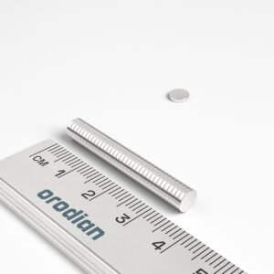 neodymový magnet válec 5x1 mm