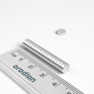 neodymový magnet válec 6x2 mm